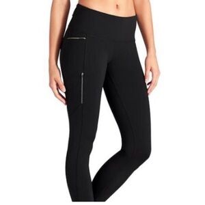 Athleta Zipper Legging